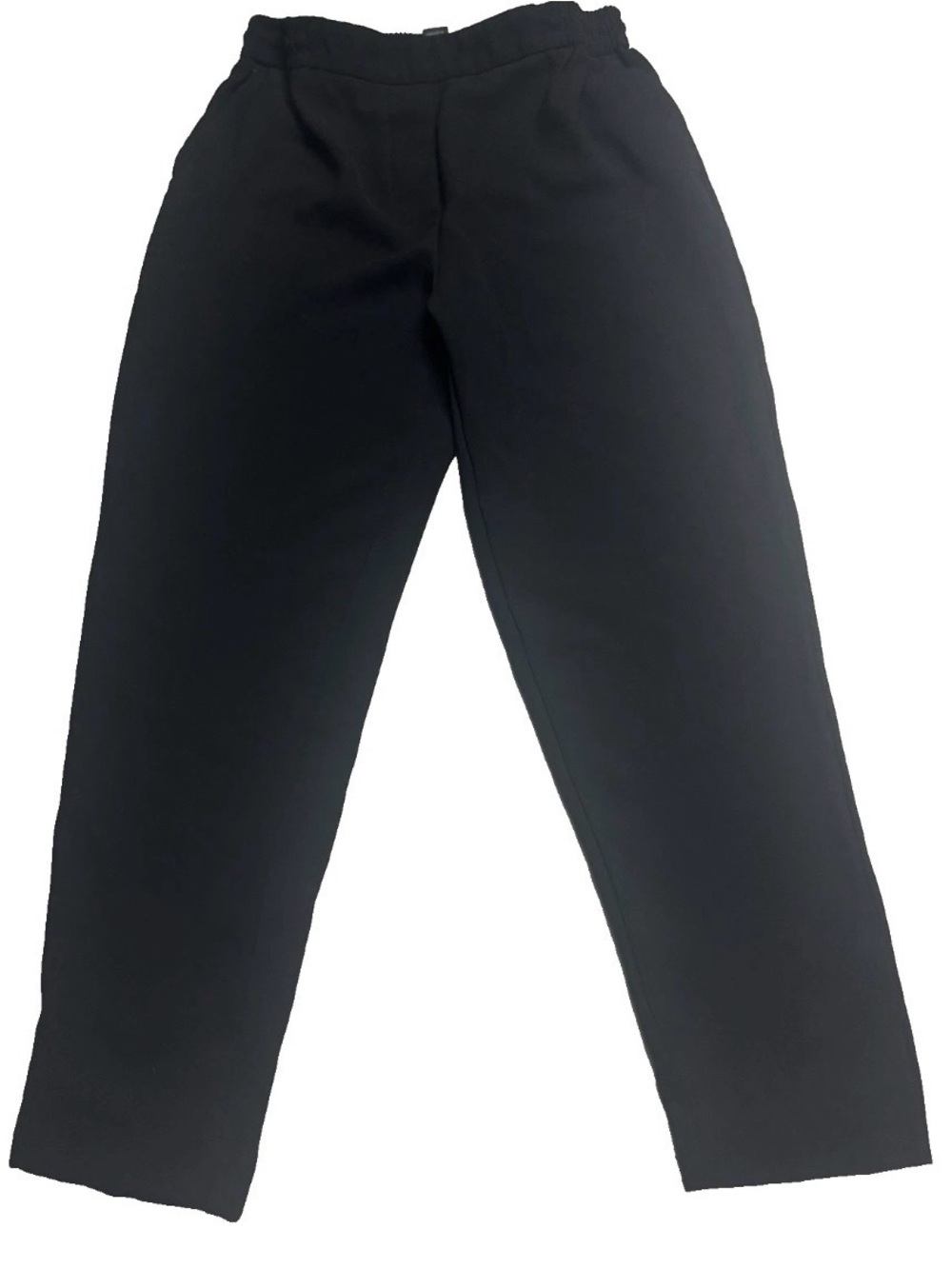 Anthropologie The Essential Trouser In Black Tapered Leg Women's Size: XS